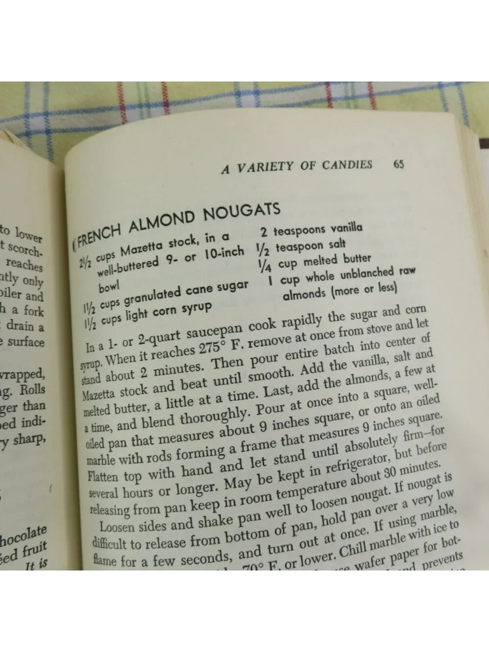 Antoinette Pope School Candy Book Cookbook 1951 Vintage Chicago Cook Book